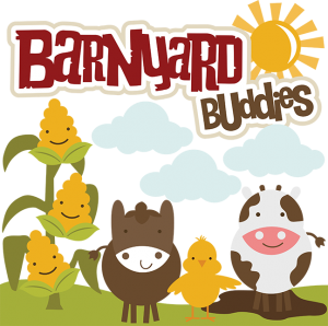 Barnyard Buddies SVG files for scrapbooking cow svg file horse svg file chick svg file free svgs