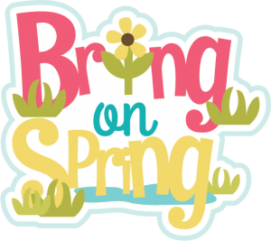 Bring On Spring SVG scrapbook title spring svg files spring svg cuts free svgs for scrapbooking