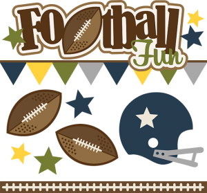 Footbsll Fun SVG file football svg files for scrapbooking football svg cuts for scrapbooks