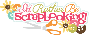 I'd Rather Be Scrapbooking! SVG scrapbook title svg files cute svg cuts free svgs free svg files