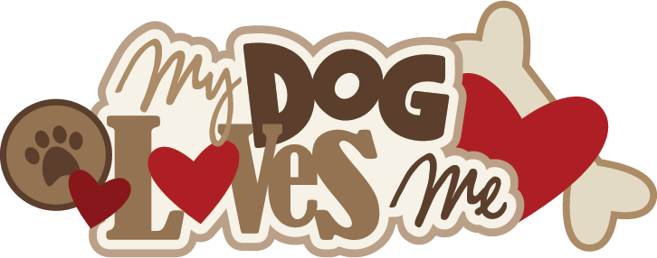 Download My Dog Loves Me SVG scrapbook title dog svg files svg ...