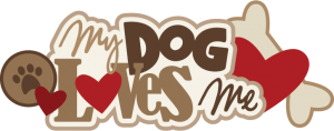 My Dog Loves Me SVG scrapbook title dog svg files svg files for cutting machines free svgs free svg cuts