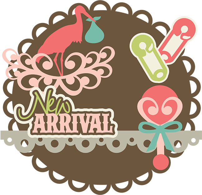 Download New Arrival SVG files for scrapbooking cards baby svg ...