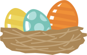 Easter Eggs In Nest SVG files for scrapbooking free svgs cute svg cuts easter svgs for cutting machines