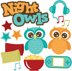 Night Owls SVG files sleepover svg files popcorn svg file pillow svgs owl svg file friends svgs