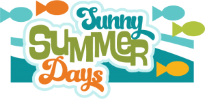 Sunny Summer Days SVG scrapbook title summer svg  fish svgs waves svgs free svgs cute svg cuts