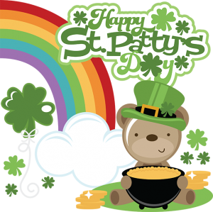 Happy St. Patty's Day SVG files for cutting machines st patrick's day svg files shamrock svgs cute bear svg file