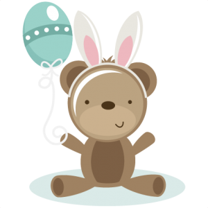 Bear With Bunny Ears SVG scrapbook file bear svg file cute bear svg file cute svg cuts free svgs