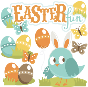 Easter Fun SVG scrapbook title easter svg files easter cut files easter svg files free svgs cute svg cuts