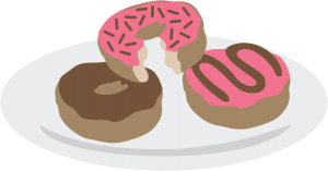 Plate Of Donuts SVG files for scrapbooking donut svg file for cutting machines free svgs