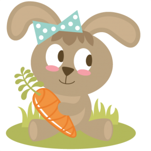 Easter Bunny Holding Carrot SVG files easter svg file bunny svg file free svgs easter svg cuts