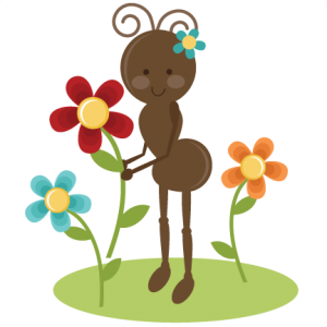 Cute Girl Ant SVG file for cards scrapbooking free svgs free svg files free svg cuts cute ant svg cut