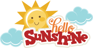 Hello Sunshine SVG files for cutting machines sun svg file cloud svg file summer svg cut files for scrapbooking