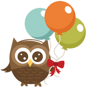 Owl Holding Balloons SVG file for cutting machines owl svg file for scrapbooking crafts free svg cuts