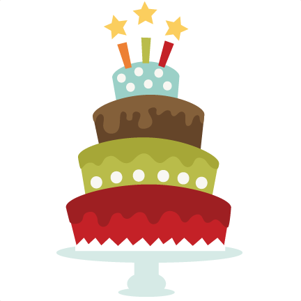 Birthday Cake SVG cut file for cutting machines birthday 