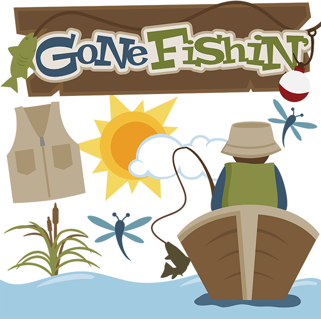 Gone Fishin' SVG files for cutting machines fishing svg files for