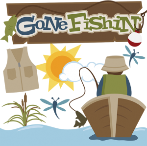 Gone Fishin' SVG files for cutting machines fishing svg files for scrapbooking fishing svg cut files