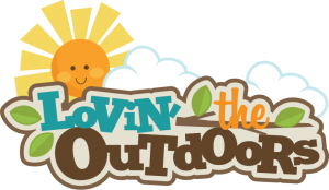 Lovin' The Outdoors SVG scrapbook title camping svg cut file camping svg scrapbook title