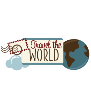 Travel The World SVG scrapbook title travel svg files vacation svg files free svg cut files for cutting machines