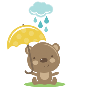 Rainy Day Bear SVG file for scrapbooking cutting machines free svg files free svgs free svg cuts