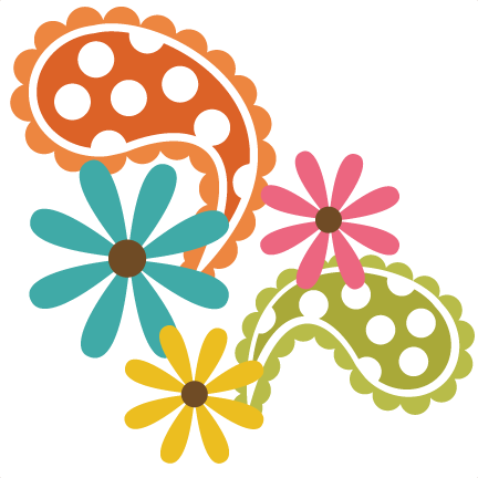 Download Paisley With Flowers SVG file free svgs free svg files ...