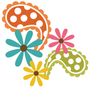 Paisley With Flowers SVG file free svgs free svg files free svg cuts free svg cut files Miss Kate free svgs