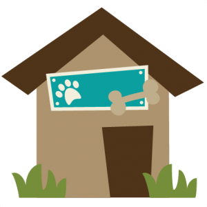 Dog House SVG file for scrapbooking dog house svg cut file dog house cut file for cutting machines