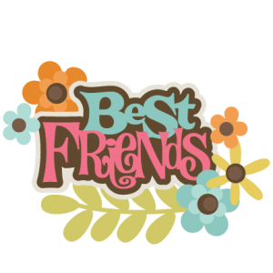 Best Friends SVG scrapbook title best friends svg file for scrapbooking friends svg cut files