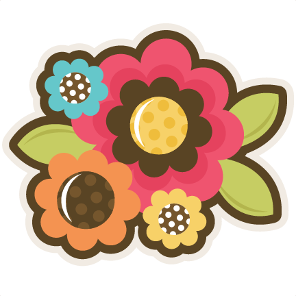 Download Polka Dot Flowers SVG files for scrapbooking svg cut files ...