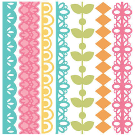 Download Spring Borders Set 2 SVG files svg borders border svg cut ...