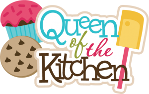 Queen Of The Kitchen SVG scrapbook title cupcake svg file cookie svg file baking svg files