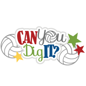 Can You Dig It? SVG scrapbook title volleyball svg file volley ball svg cut file free svgs free svg cuts