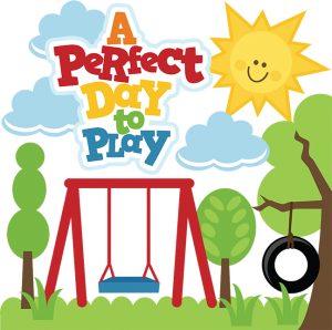 A Perfect Day To Play SVG files for scrapbooking swing set svg cut file sun svg file tire swing svg file