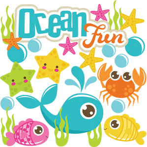 Ocean Fun SVG scrapbook cute svg cuts cut files for scrapbooking ocean svg cuts snorkeling svg files