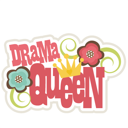 Drama Queen SVG scrapbook title drama queen svg cut file scrapbook title svg files free svgs