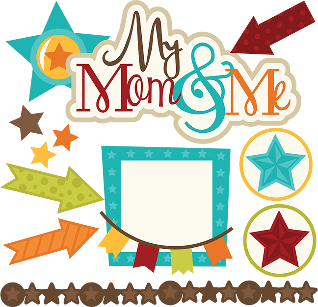 Download My Mom & Me SVG files for scrapbooking mom and son svg files stars svg cut files
