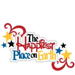 The Happiest Place On Earth SVG scrapbook title svg files for cutting machines free svgs