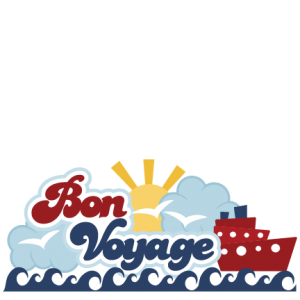 Bon Voyage SVG scrapbook title cruise svg scrapbook title cruise svg scrapbook files 