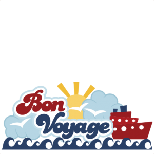 Bon Voyage SVG scrapbook title cruise svg scrapbook title cruise svg scrapbook files