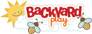 Backyard Play SVG scrapbook title bee svg file playing in backyard svg scrapbook title free svgs