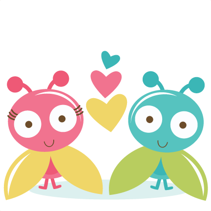 Bugs In Love Svg Cut Files For Scrapbooking Free Svg Files Free Svgs Bug Svg Cut Files
