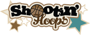 Shootin' Hoops SVG scrapbook title basketball svg file basketball svg scrapbook title free svgs