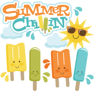 Summer Chillin' SVG cut files for scrapbooking popsicle svg cut file cute popsicle clipart