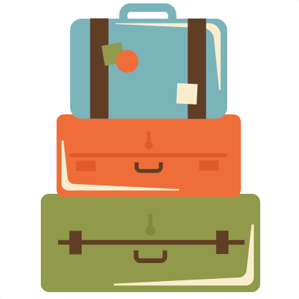 Stacked Suitcases SVG cut files suitcase svg files for scrapbooking ...