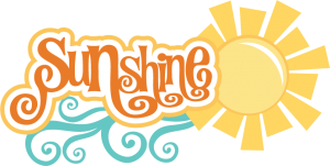 Sunshine SVG scrapbook title sun svg file summer svg files summer svg scrapbook title