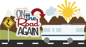 On The Road Again SVG scrapbook file vacation svg files road trip cut files for scrapbooking