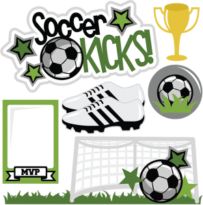 Soccer Kicks SVG scrapbook title soccer svgs soccer svg files soccer svg cuts for cutting machines free svgs