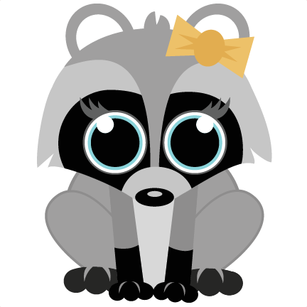 Download Cute Raccoon SVG cut file for scrapbooking raccoon svg ...