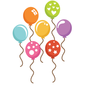 Assorted Balloons SVG cut files balloon svg files birthday balloon svg cuts cute birthday balloon clipart