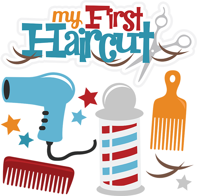 My First Haircut SVG cut files for scrabpooking haircut svg files haircut  svg cut files free